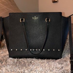 Kate Spade Laurel Way Jeweled Hadlee Large Purse